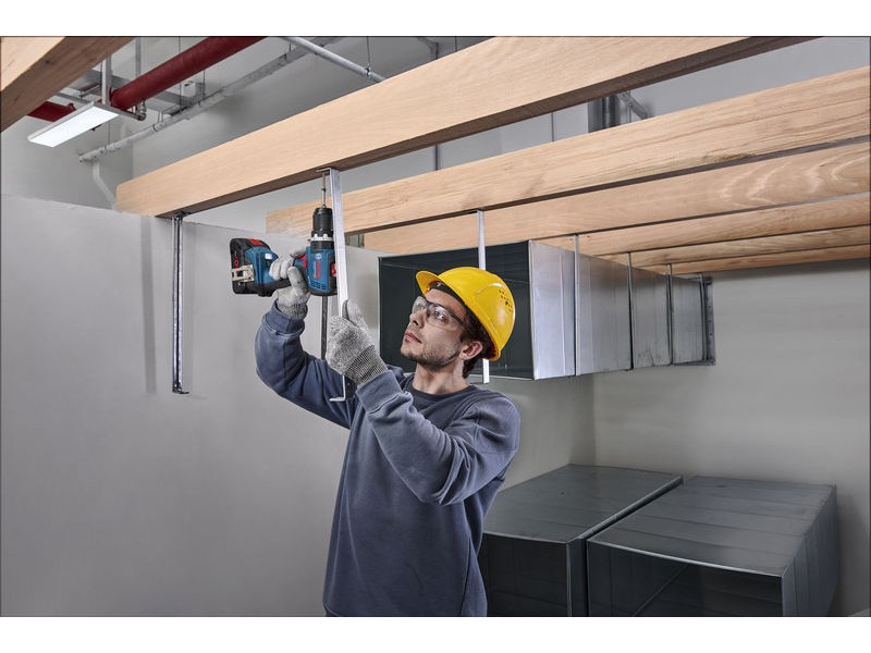 Akumulatorski udarni vrtalni vijačnik Bosch GSB 18V-65 v L-BOXX, 06019N3301